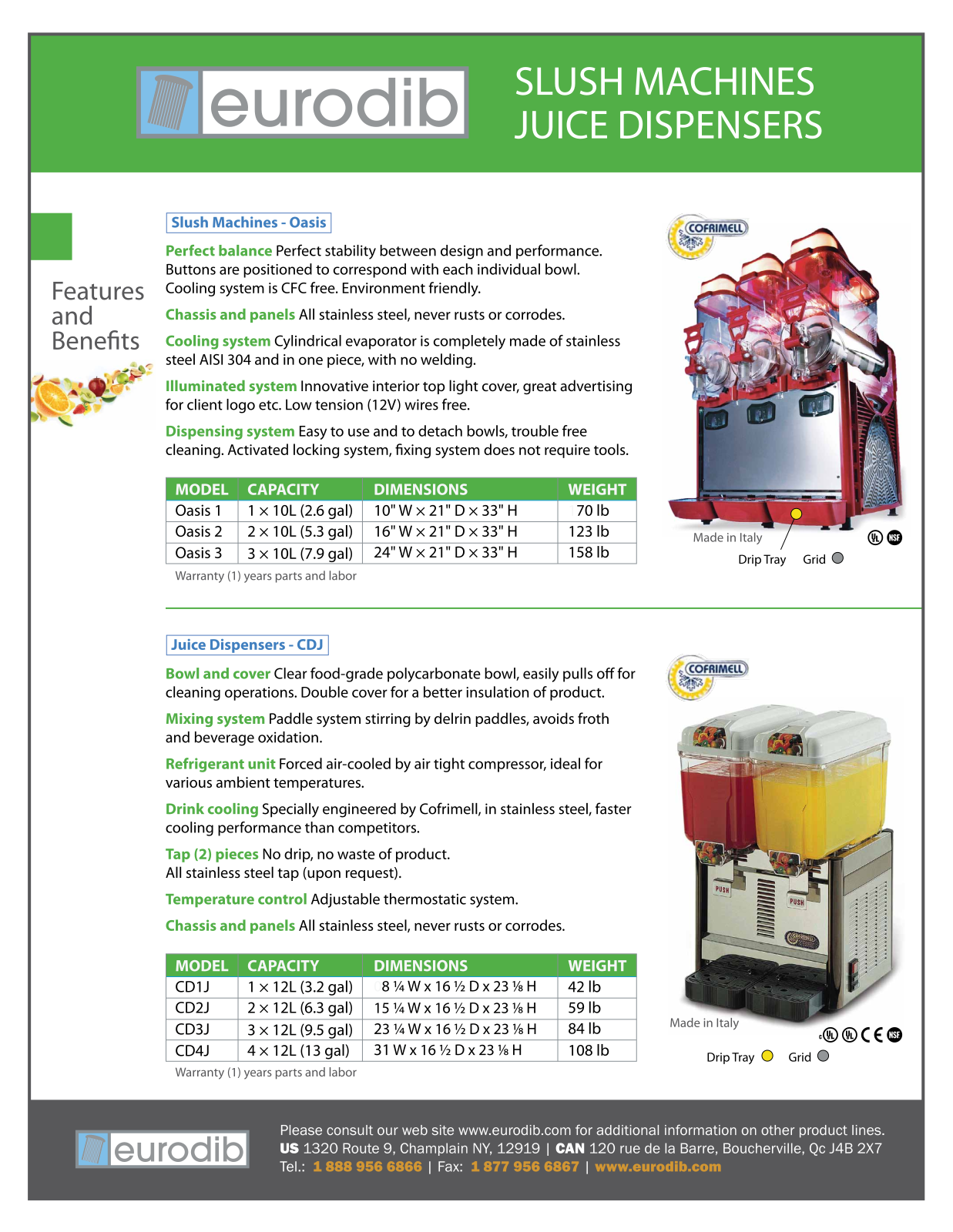 Eurodib CD1J User Manual