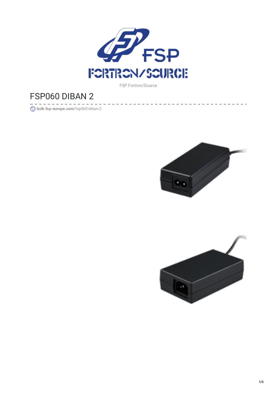 FSP FSP060 User Manual