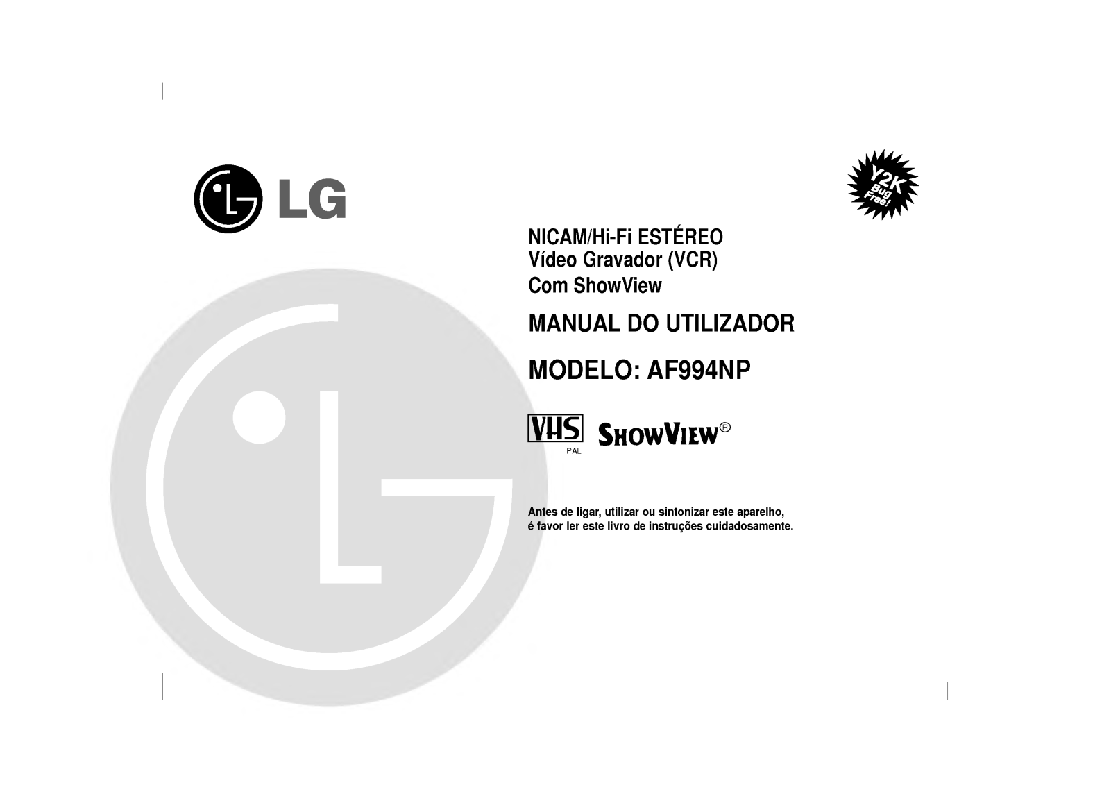 Lg AF994NP User Manual