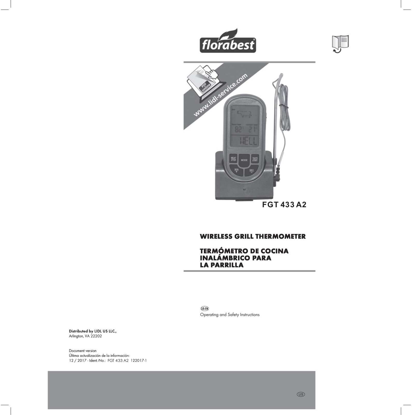 LIDL US FGT433A2 User Manual