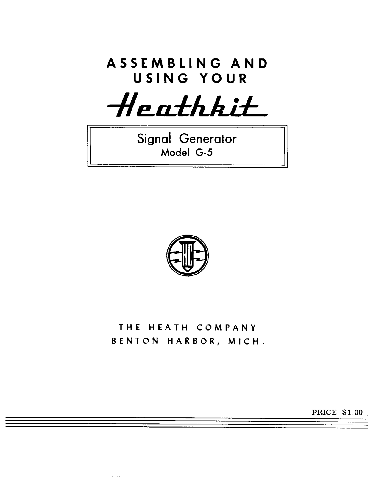 Heathkit G-5 Schematic