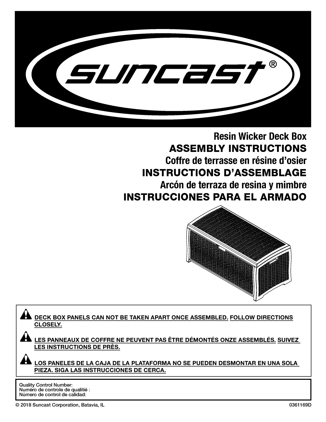 Suncast XA1679 Installation & Assembly - ManualMachine.com