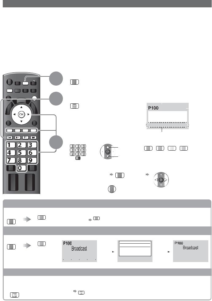 Panasonic TXL26C20B Operating Instructions