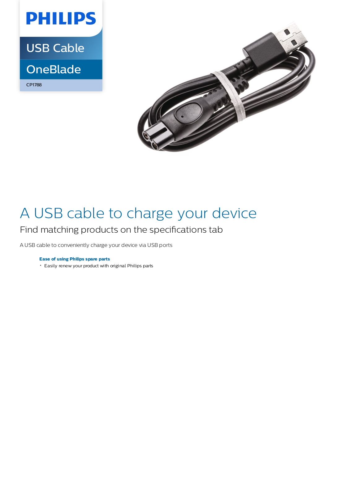 Philips CP1788/01 leaflet - ManualMachine.com