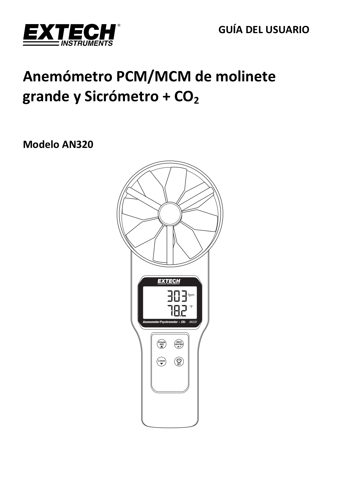 Extech AN320 User guide