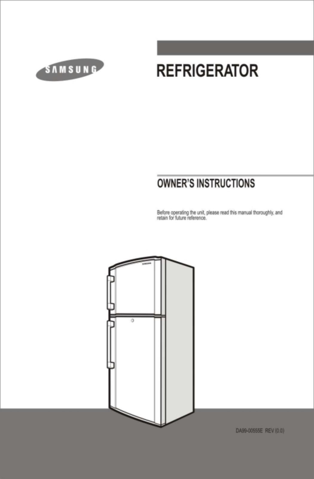 Samsung RT29BVIB, RT25BVIB, RT25BVTT, RT25DVMS, RT29BVSS User Manual