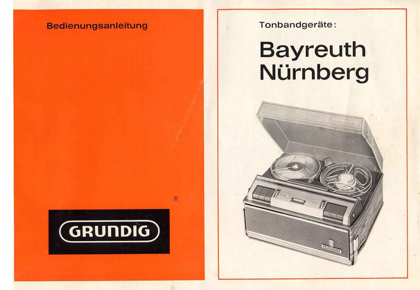 Grundig MV-4-Nurnberg, Bayreuth Owners Manual