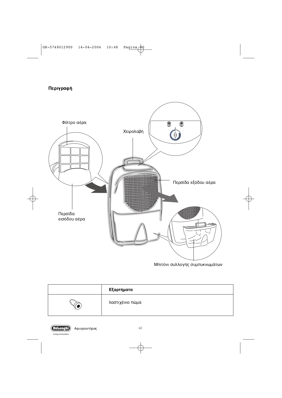 Delonghi DEC 10A Instructions Manual