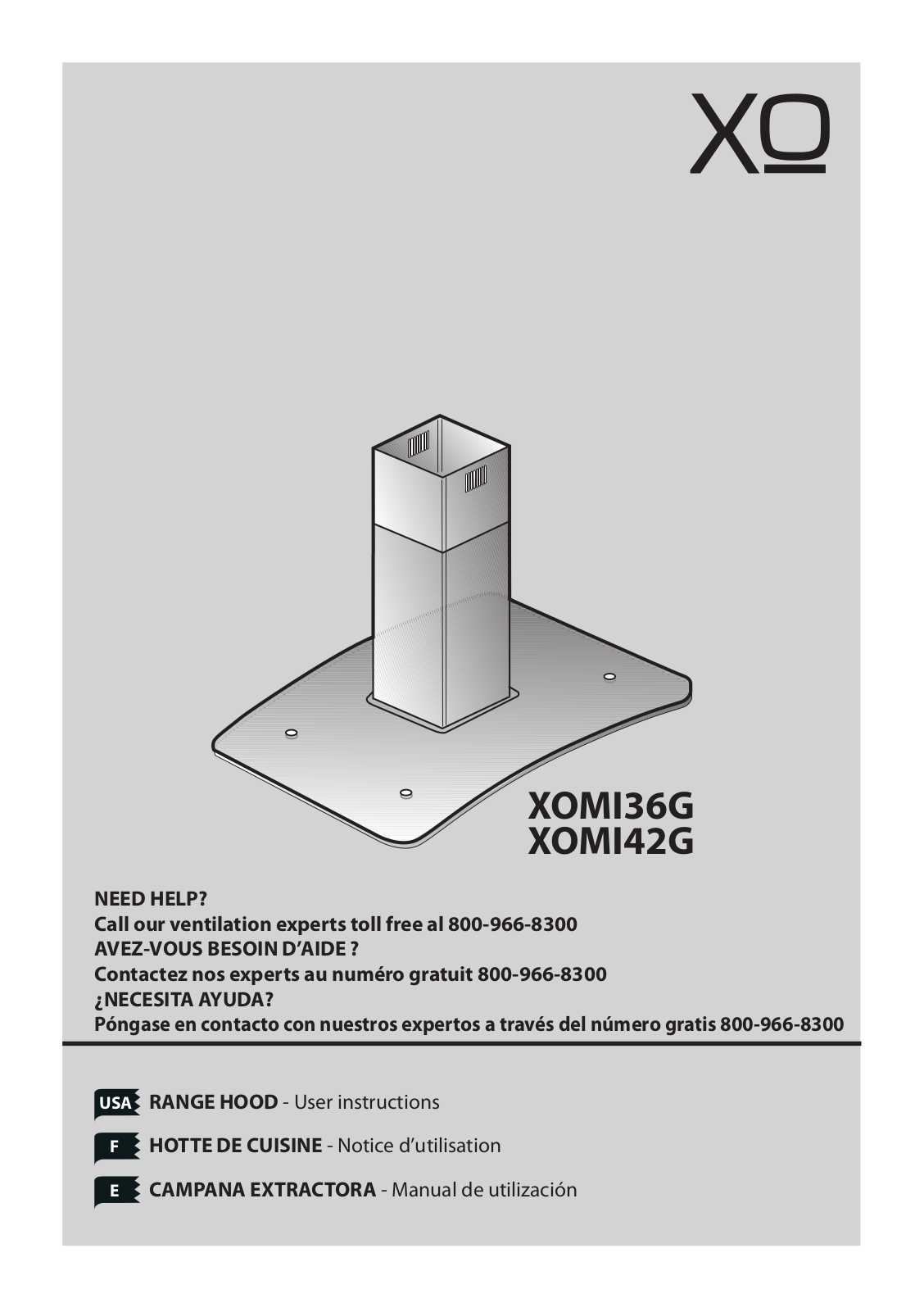 XO XOMI36G, XOMI36GMUA User Manual