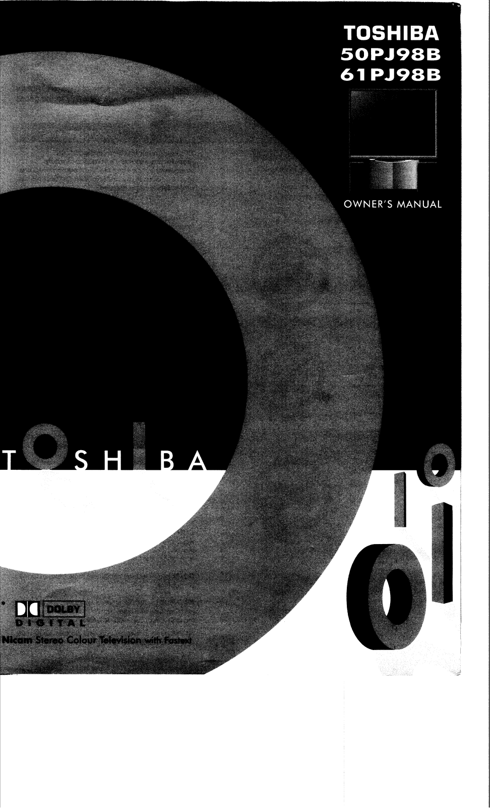 Toshiba 50PJ98B, 61PJ98B User Manual