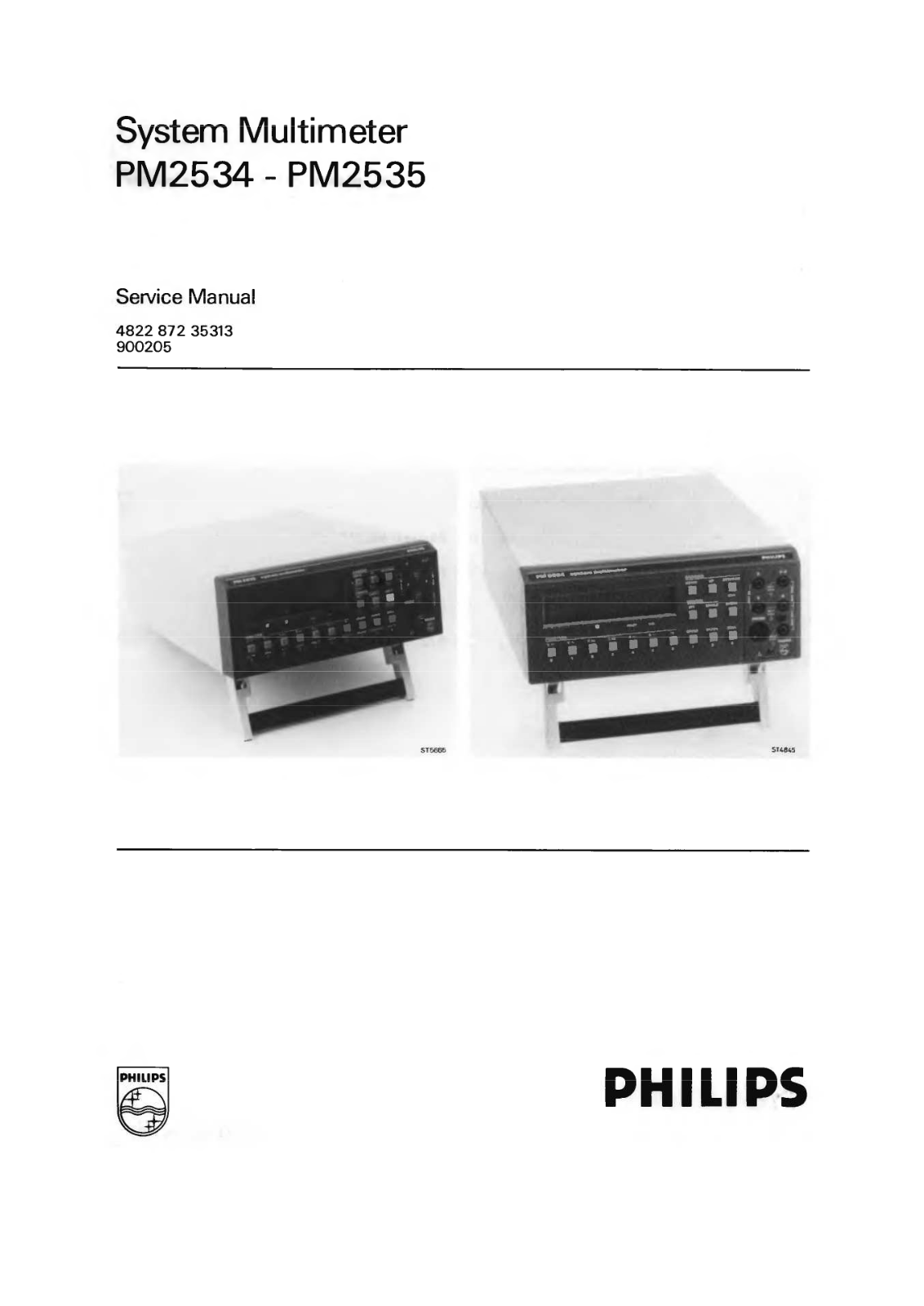 Philips PM2535, PM2534 Service Manual