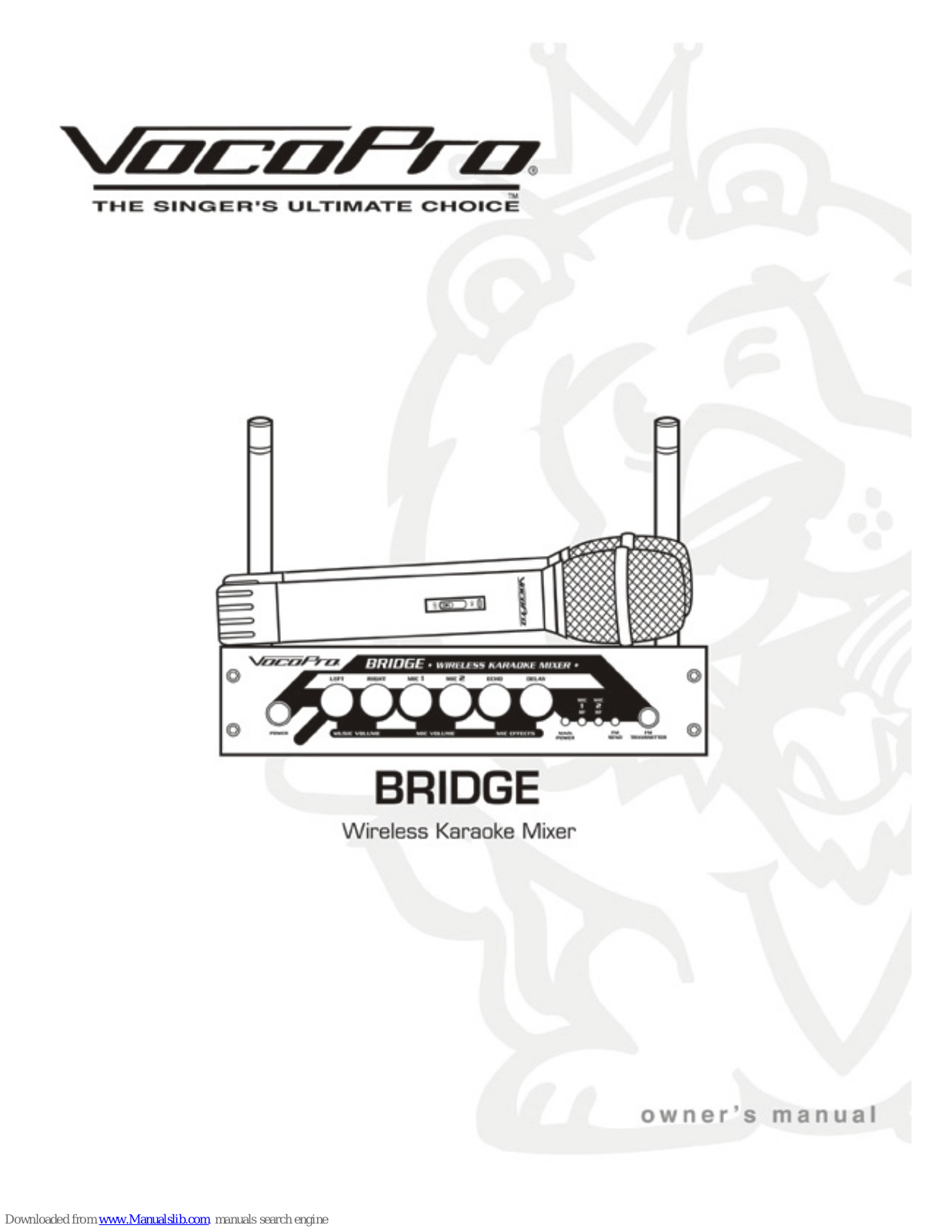 VocoPro BRIDGE User Manual