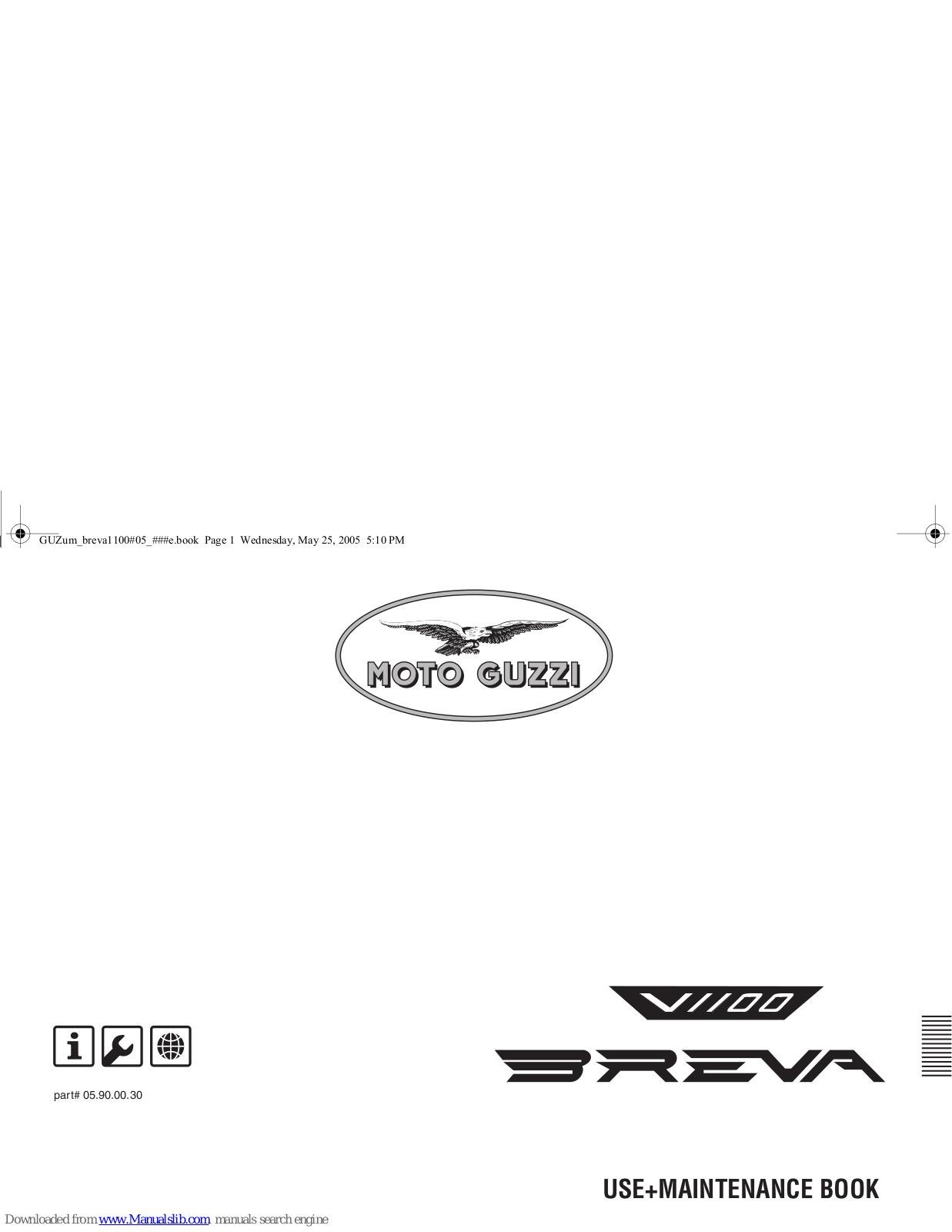 MOTO GUZZI Breva 1100 Maintance Manual