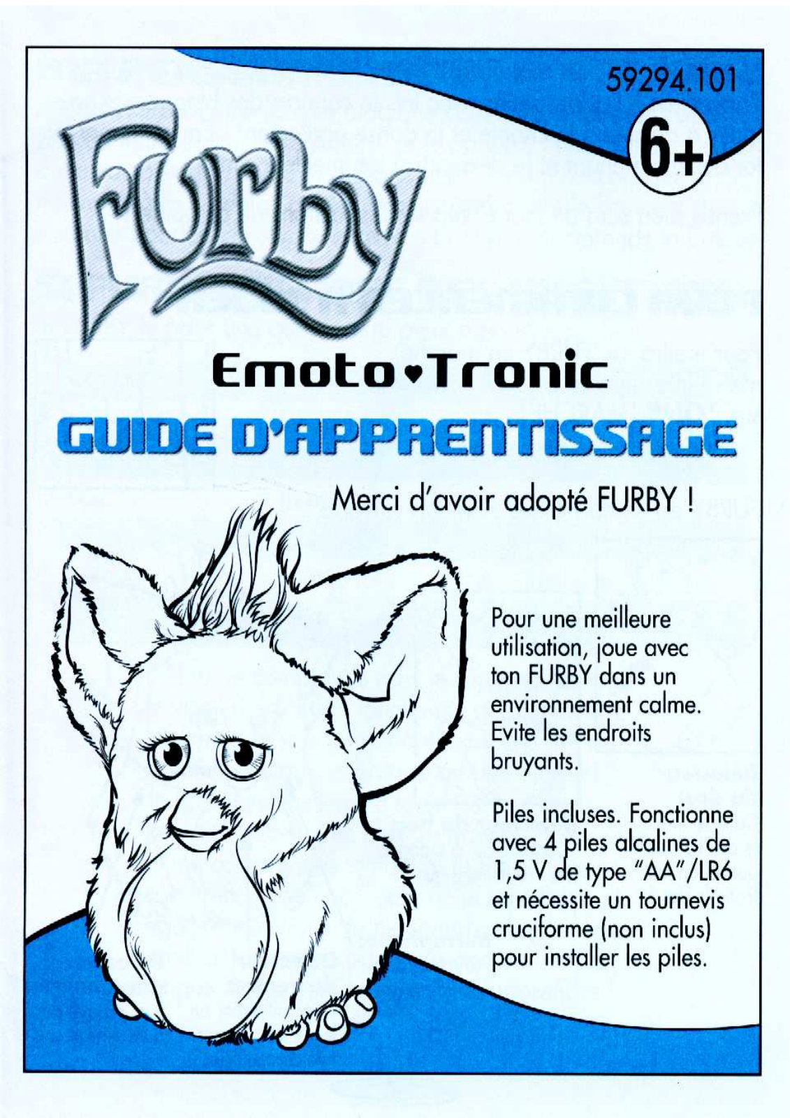 TIGER ELECTRONICS FURBY EMOTO TRONIC User Manual