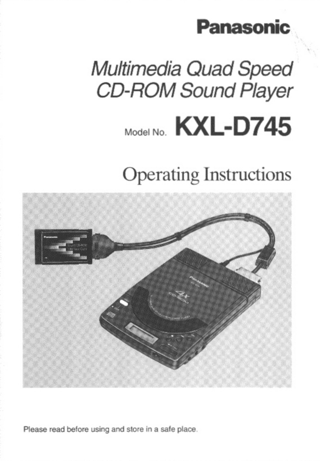 Panasonic KXL-D745 User Manual