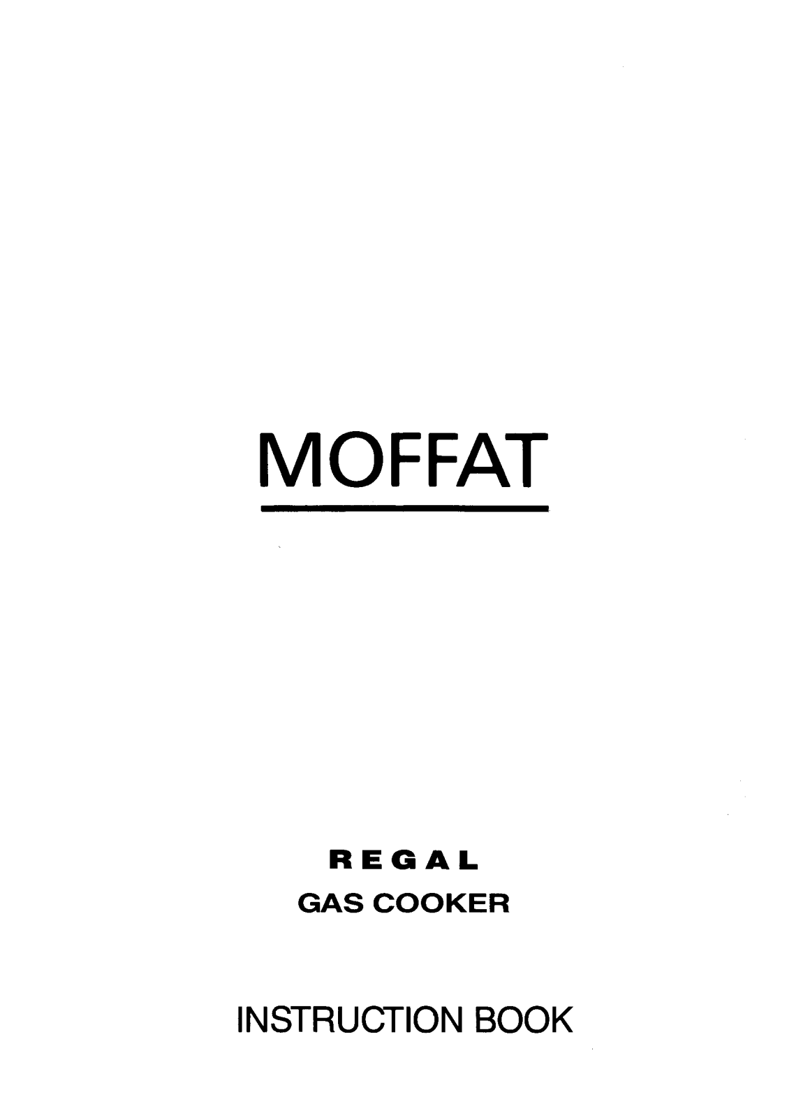 Moffat U04259 User Manual