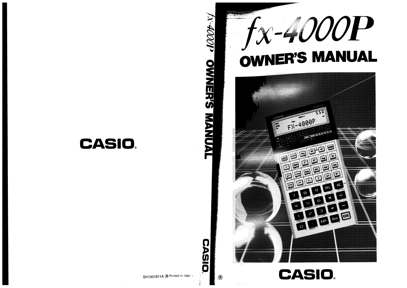 Casio FX-4000P User Manual