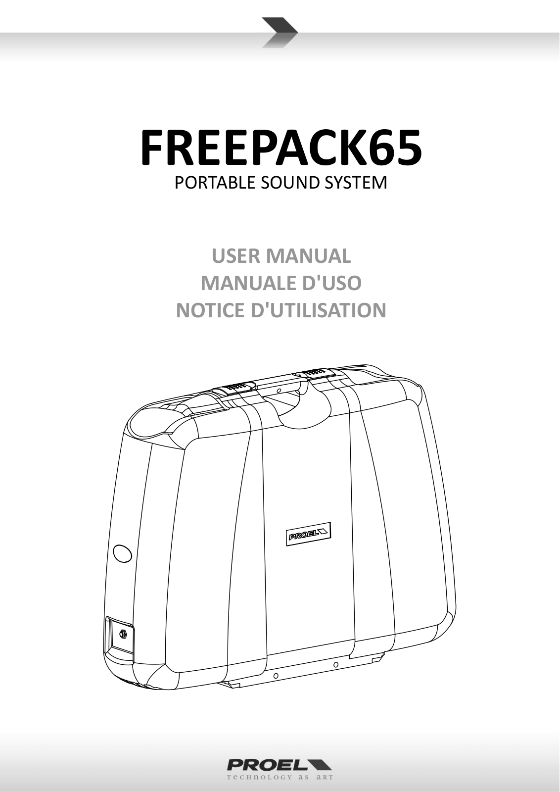 Proel FREEPACK65 User Manual