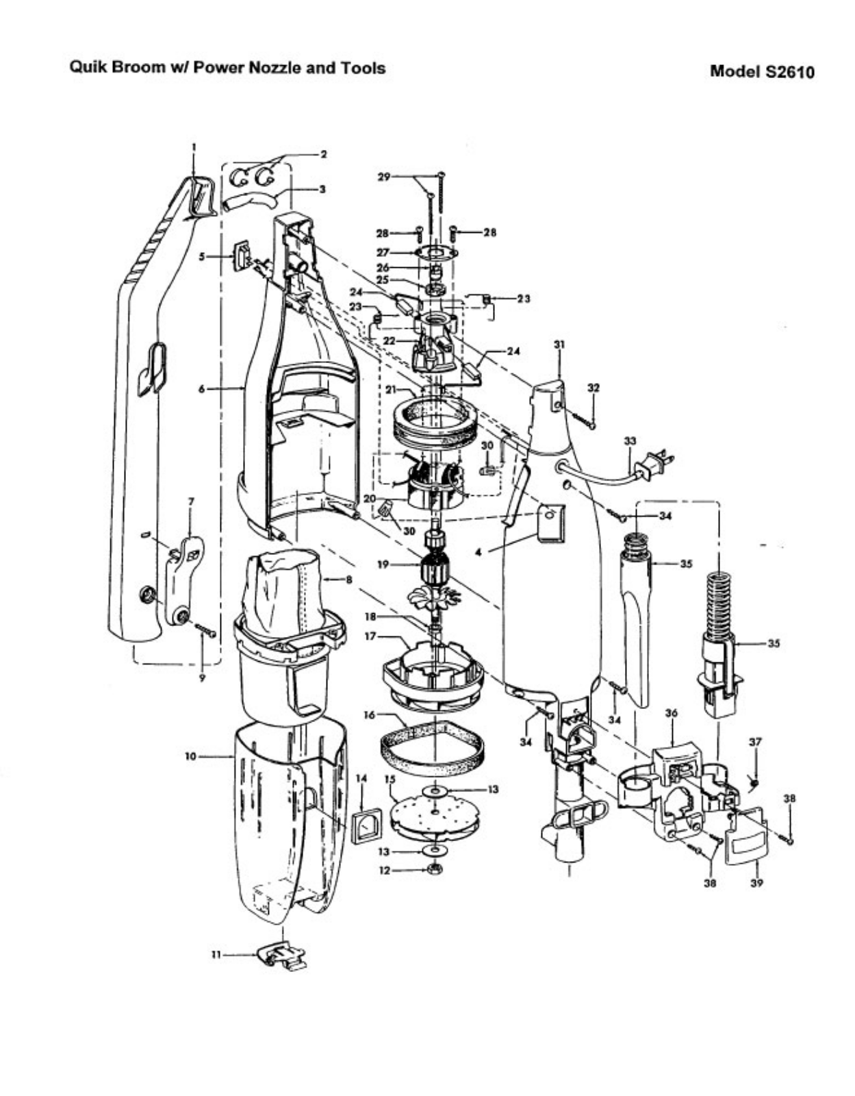 Hoover S2610 Owner's Manual