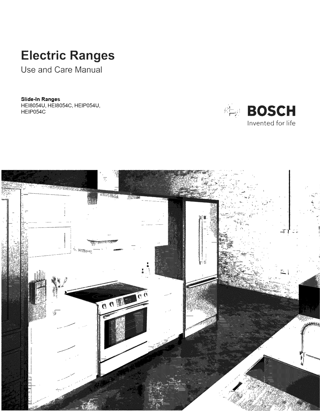Bosch HEIP054U/02, HEIP054U/01, HEI8054U/01 Owner’s Manual