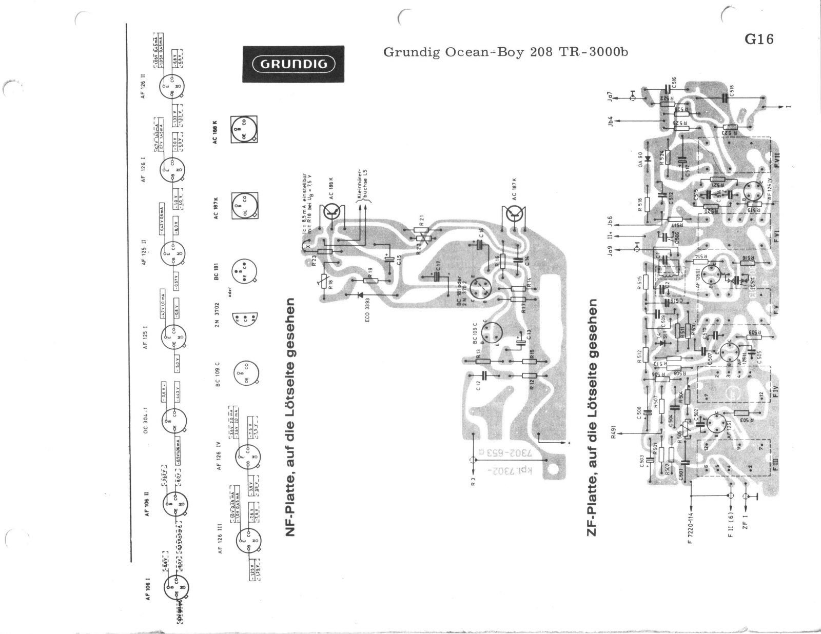 Grundig TR-3000-B, MV-4-Ocean-Boy-208 Service Manual