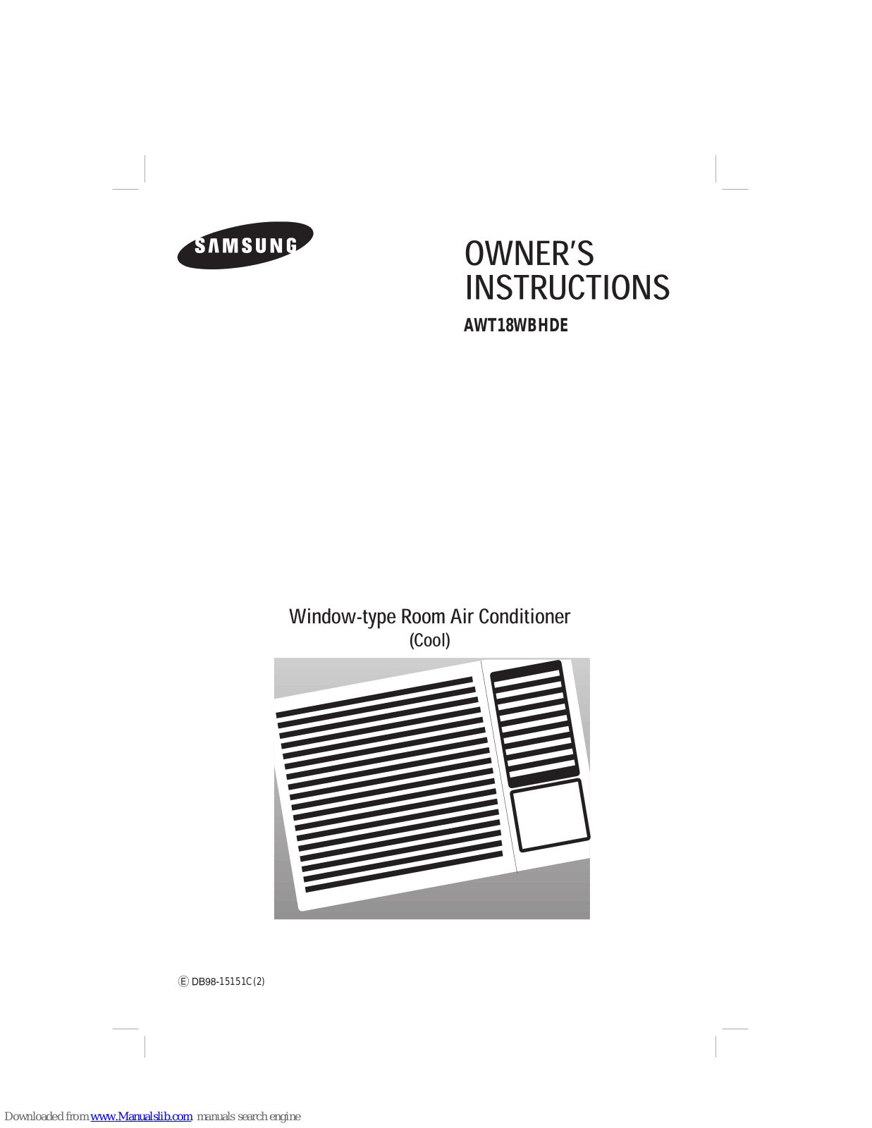 Samsung AWT18WBHDE Owner's Instructions Manual