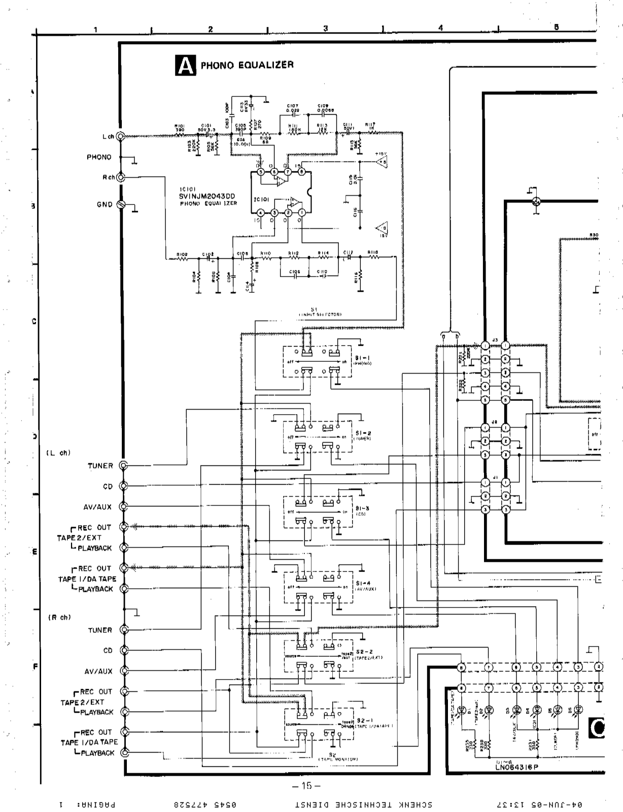 Technics SUV-40 Schematic