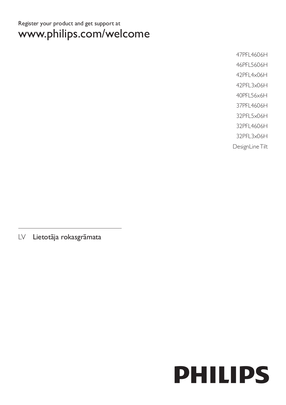 PHILIPS 26PDL4916H User Manual