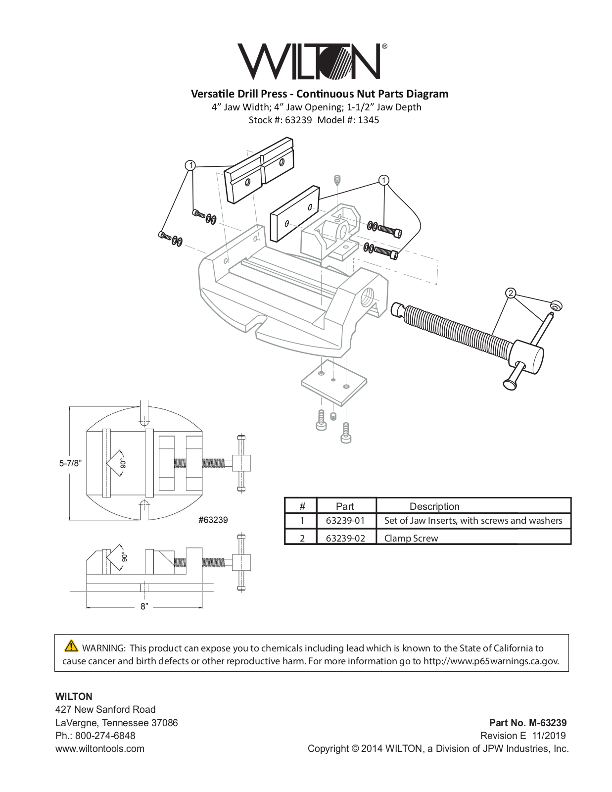 Wilton 1345, 63239 User guide - ManualMachine.com