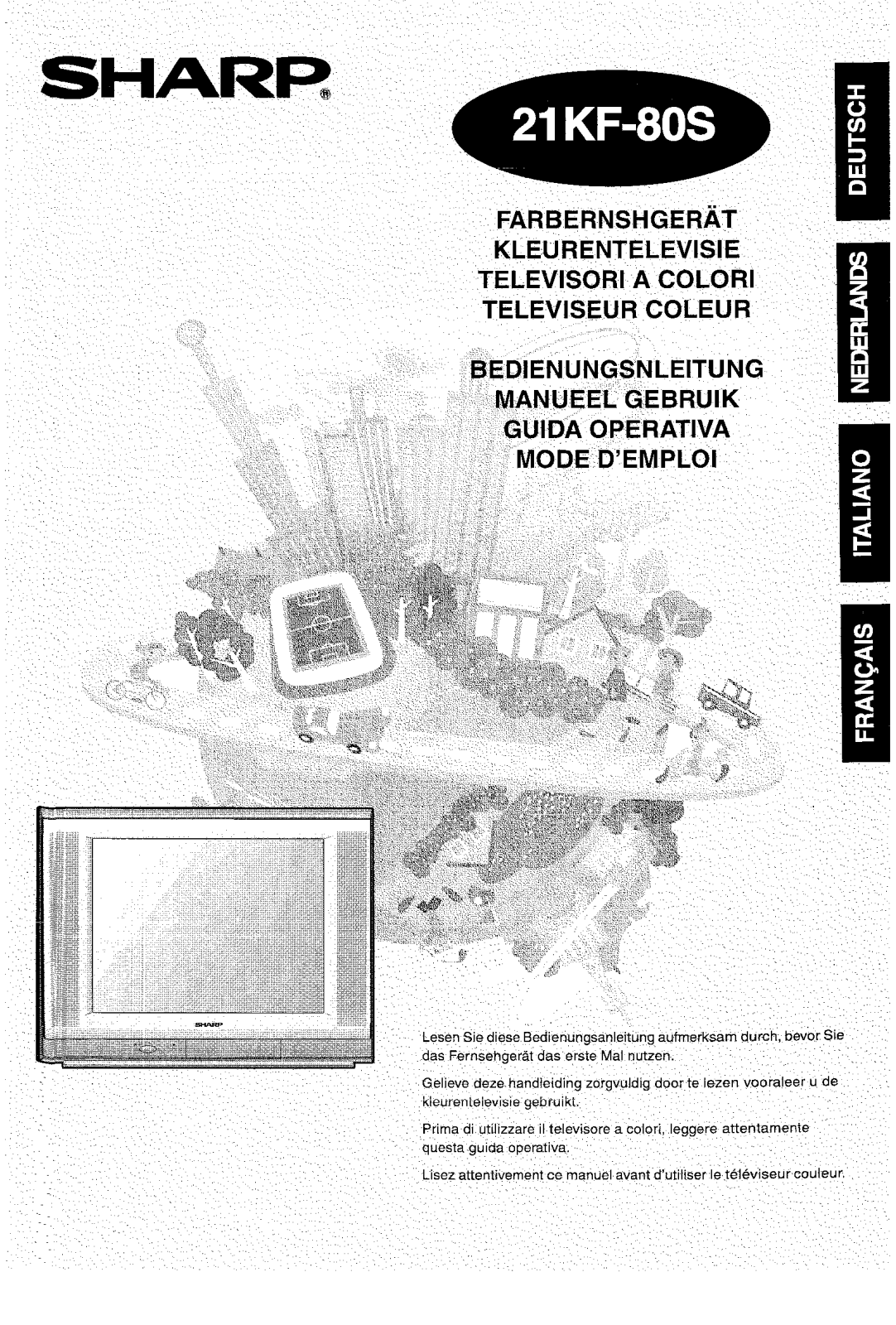 Sharp 21KF-80S Operation Manual