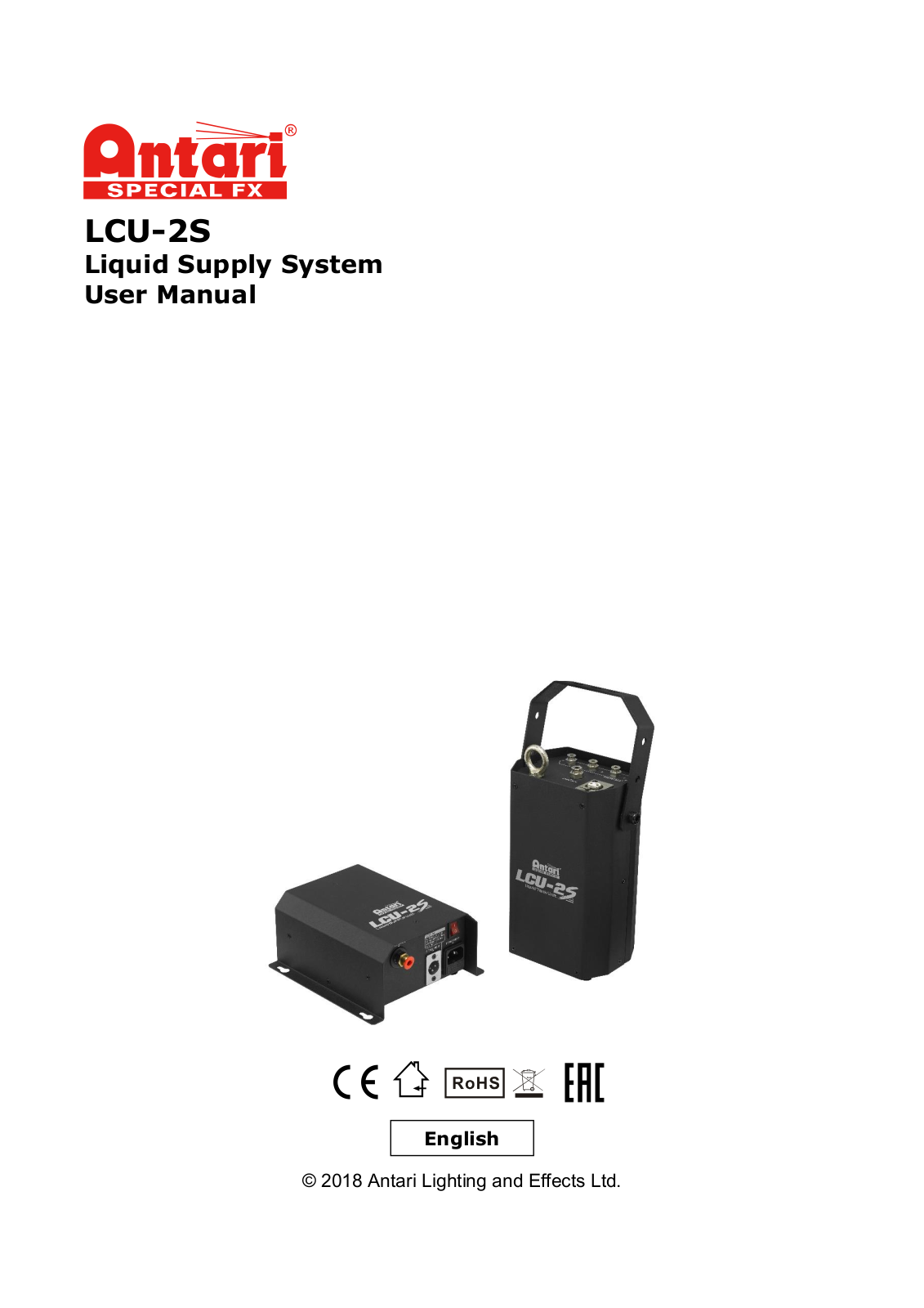 Antari LCU-2S Users Manual