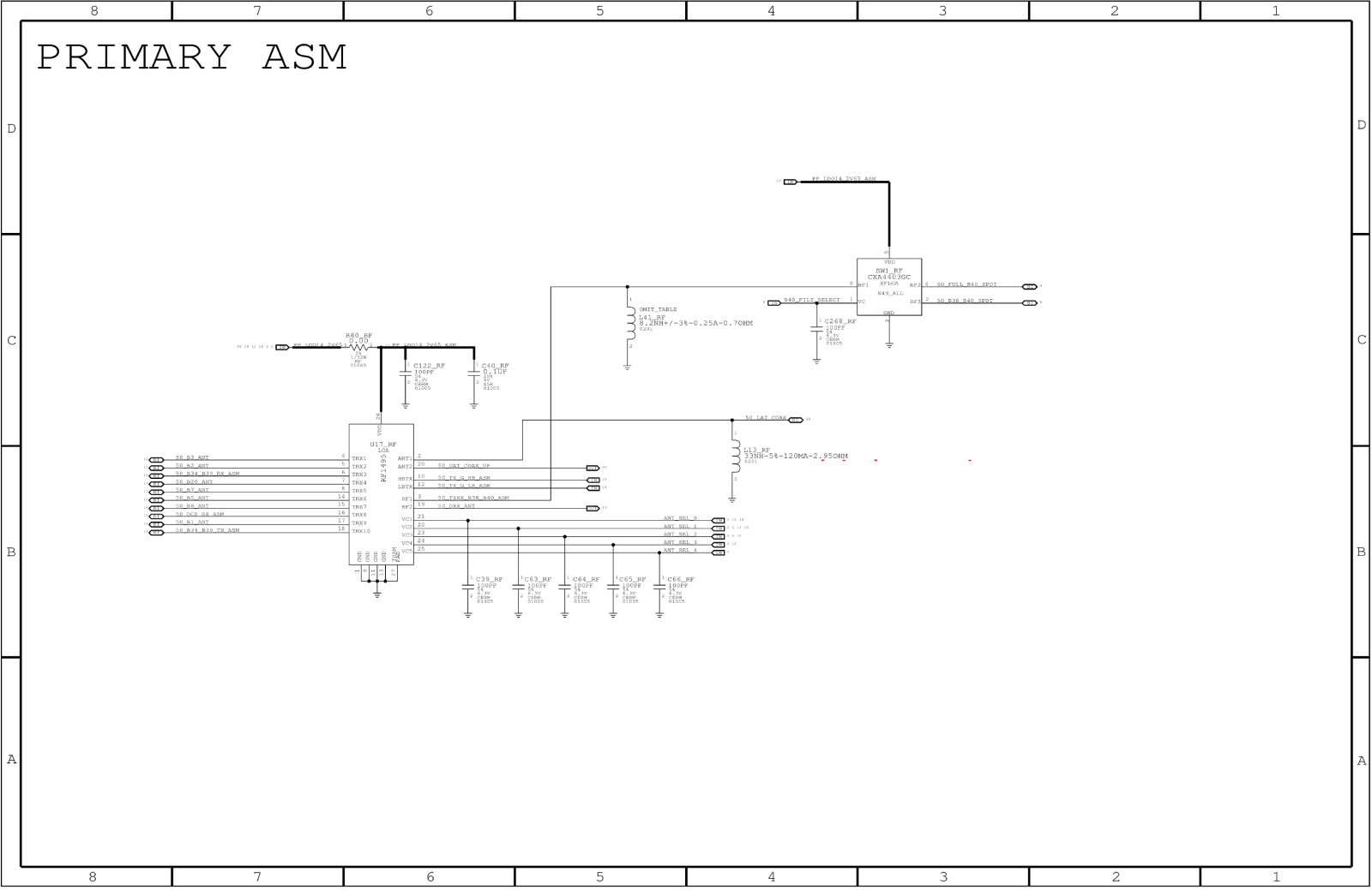 Apple iphone 5с schematics diagram