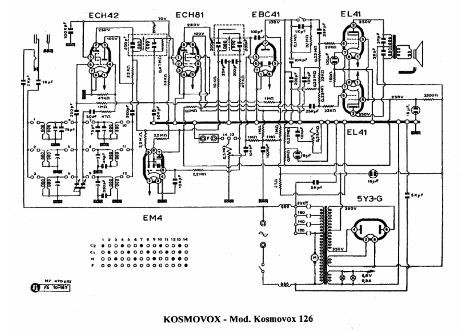 Kosmovox 126 schematic