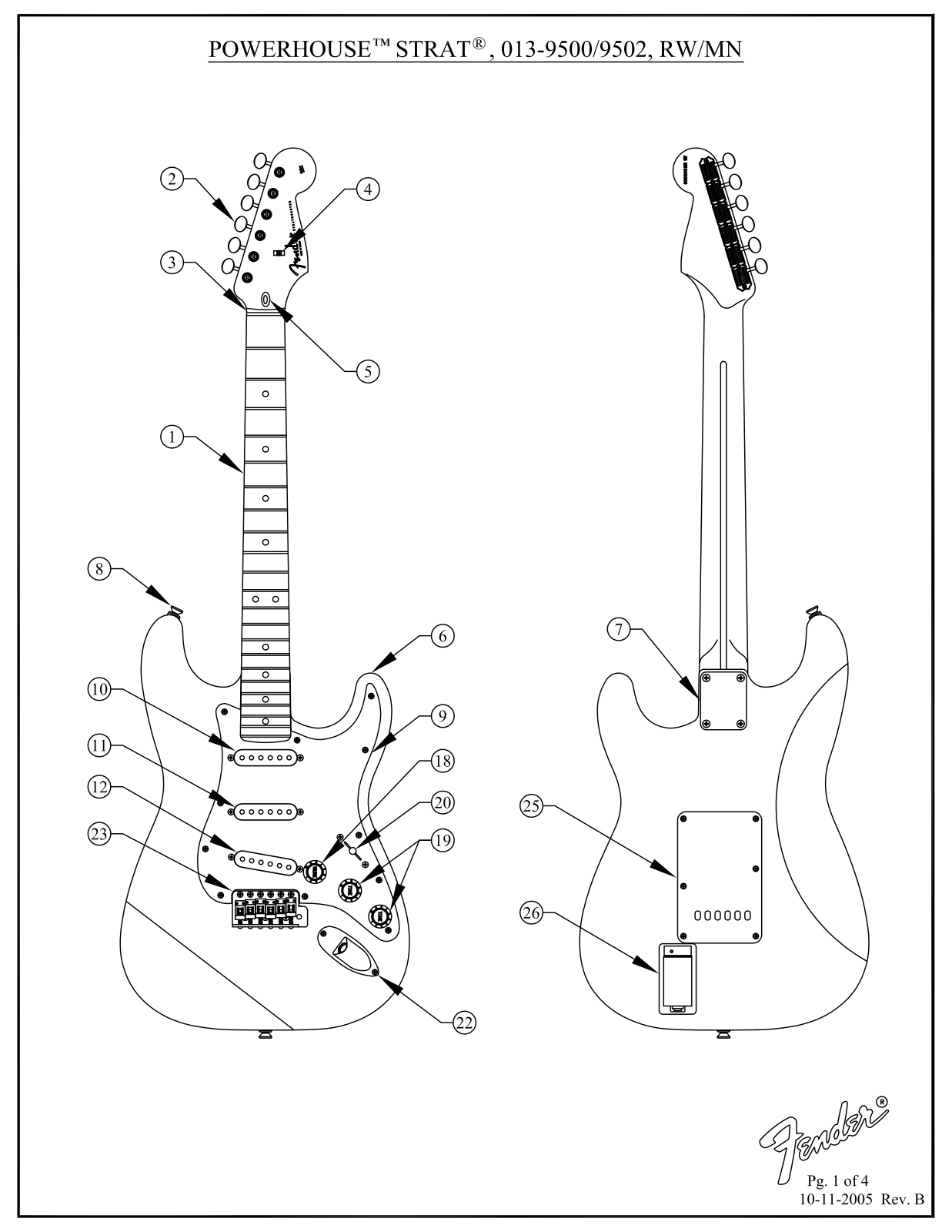 Fender Powerhouse Service Manual