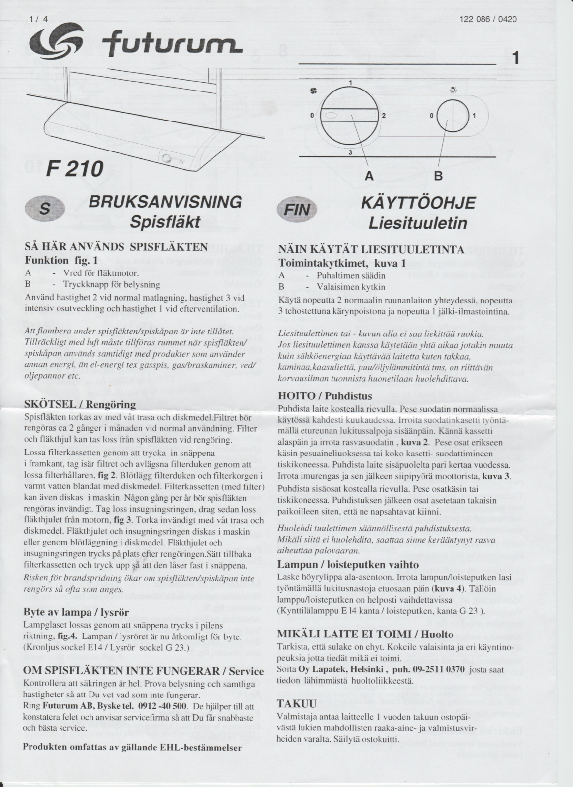 Futurum F210 User Manual - ManualMachine.com