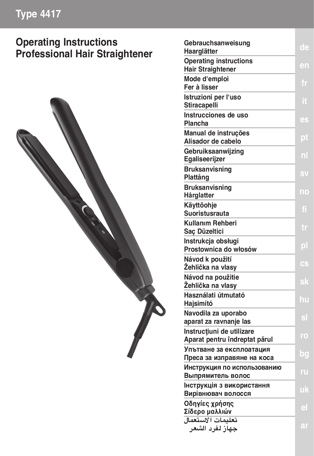 Moser 4417 User Manual