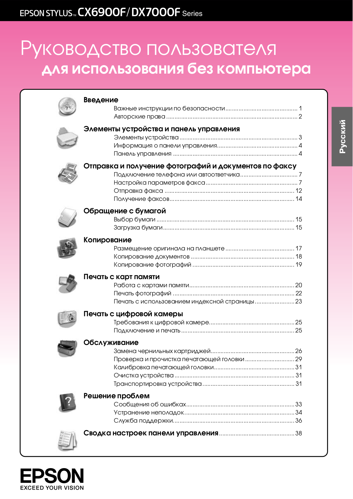 EPSON CX6900F User Manual