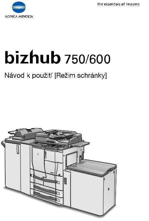 Konica minolta BIZHUB 600, BIZHUB 750 User Manual