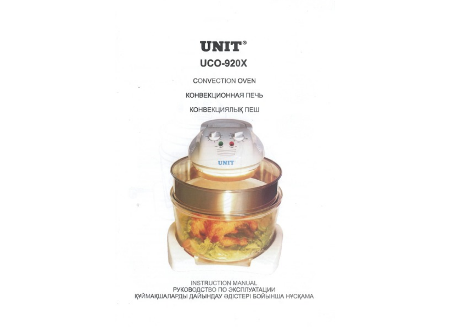 Unit UCO-920 User Manual