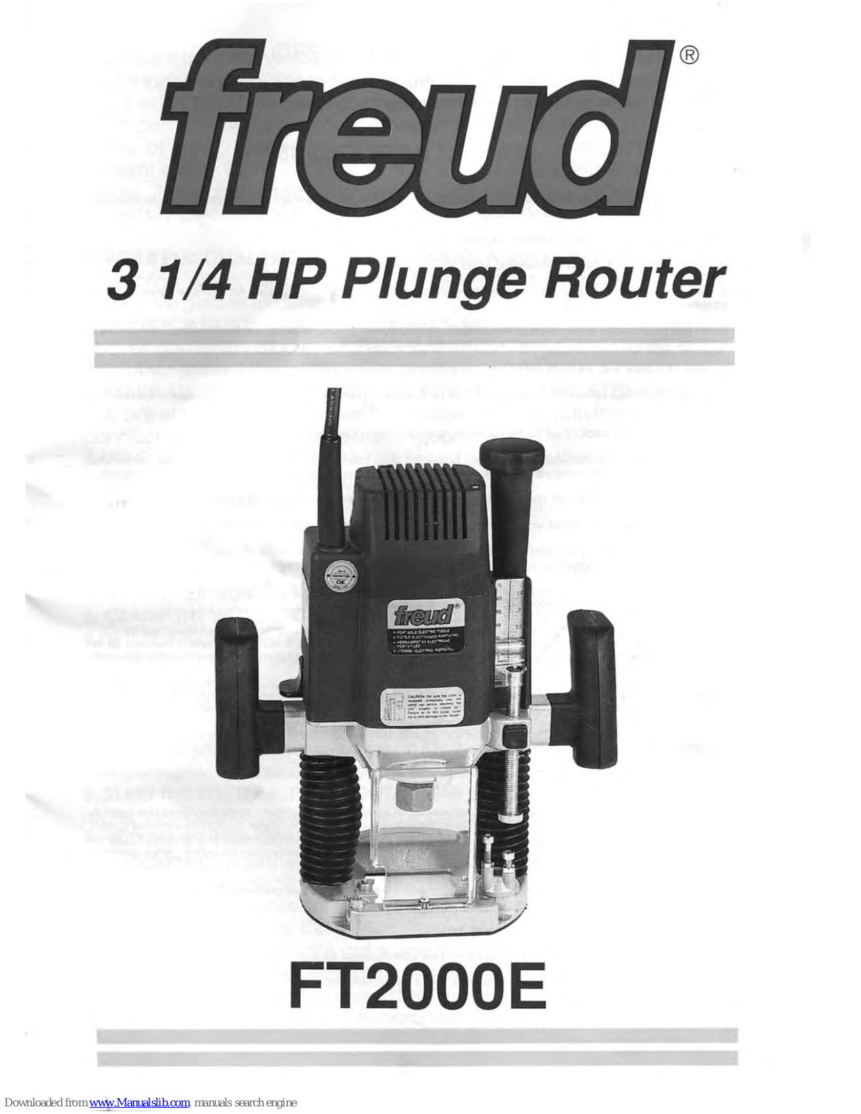 Freud FT2000 User Manual