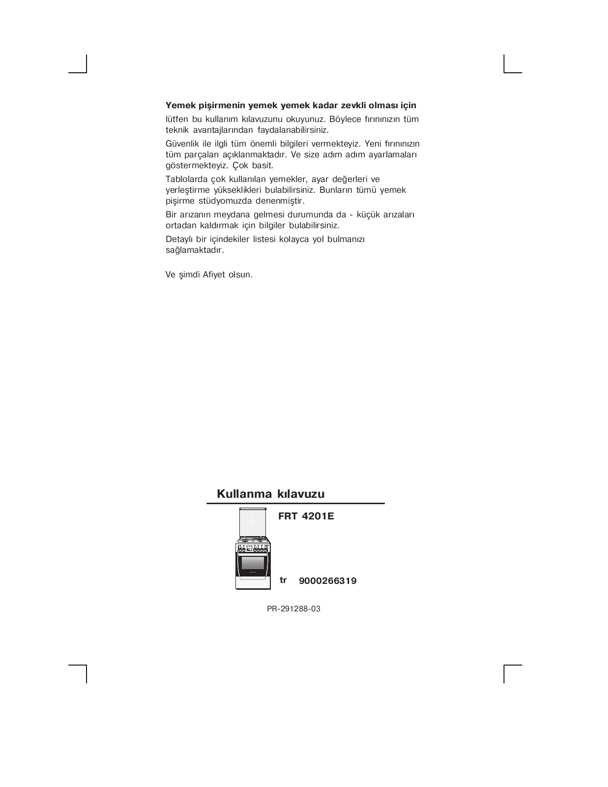 Profilo FRT4201E User Manual - ManualMachine.com