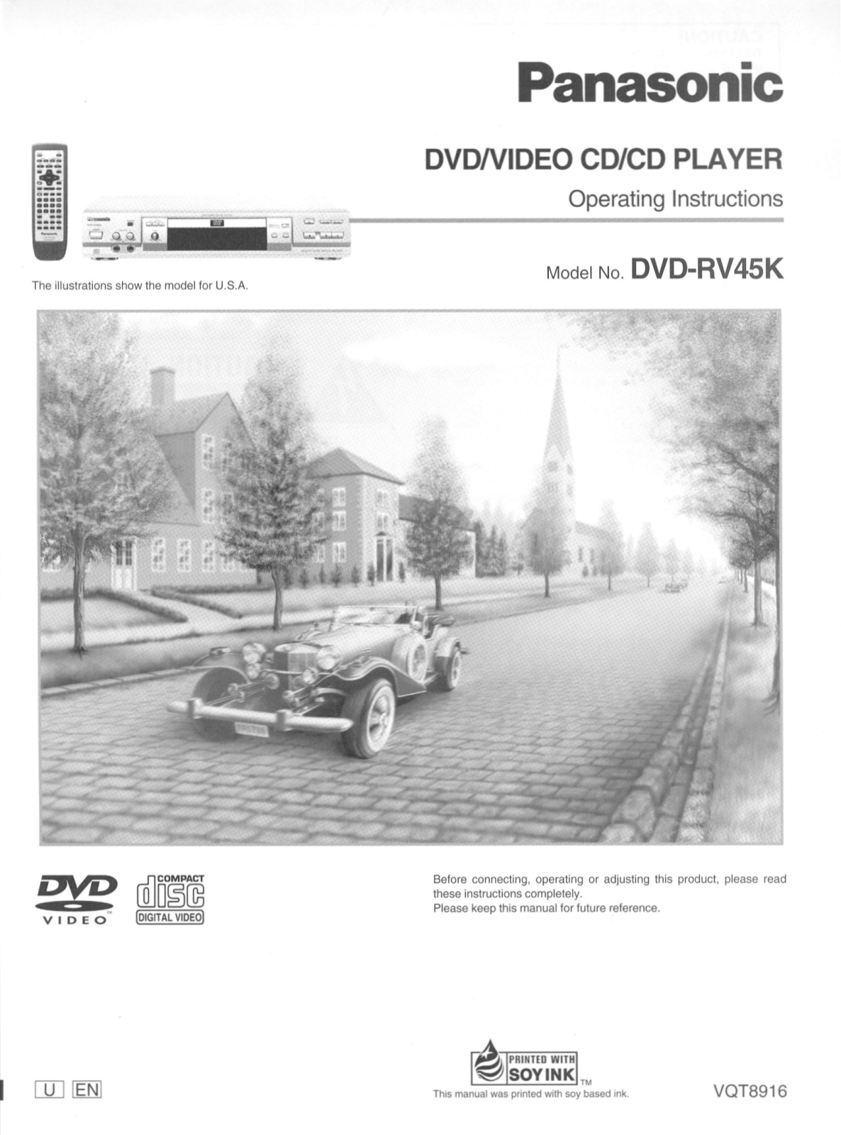 Panasonic DVD-RV45KU User Manual