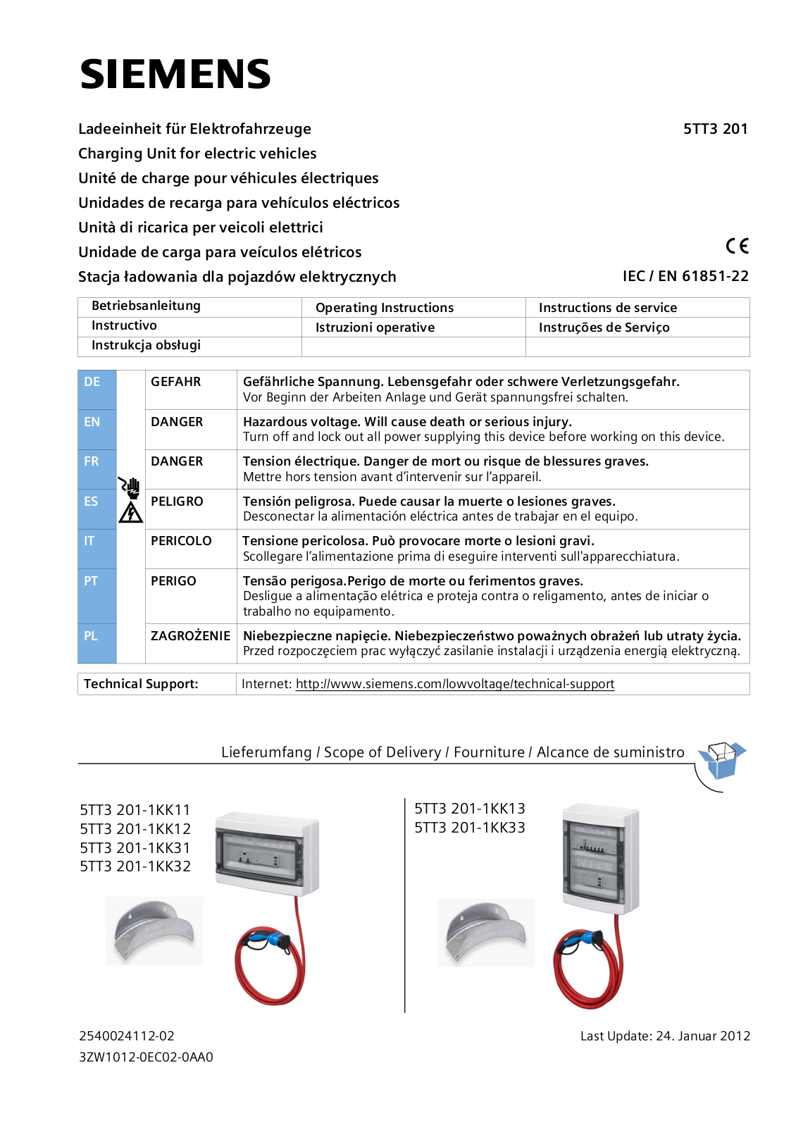 Siemens 5TT3201-1KK33, 5TT3201-1KK12, 5TT3201-1KK11, 5TT3201-1KK32, 5TT3201-1KK31 User guide