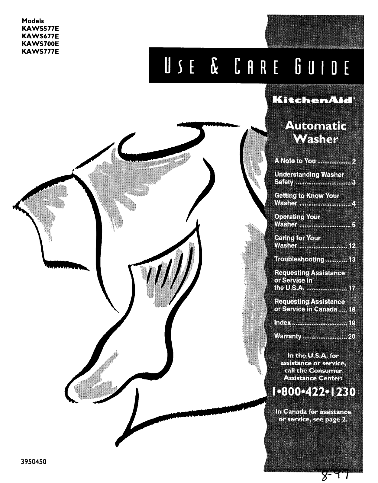 KitchenAid KAWS700E User Manual