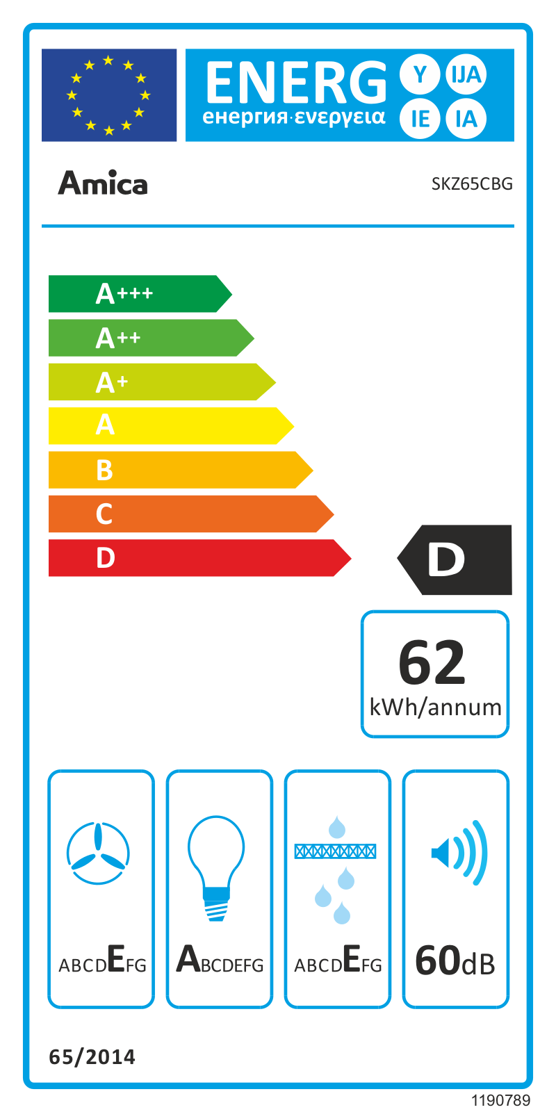 Amica SKZ 65 CBG User Manual