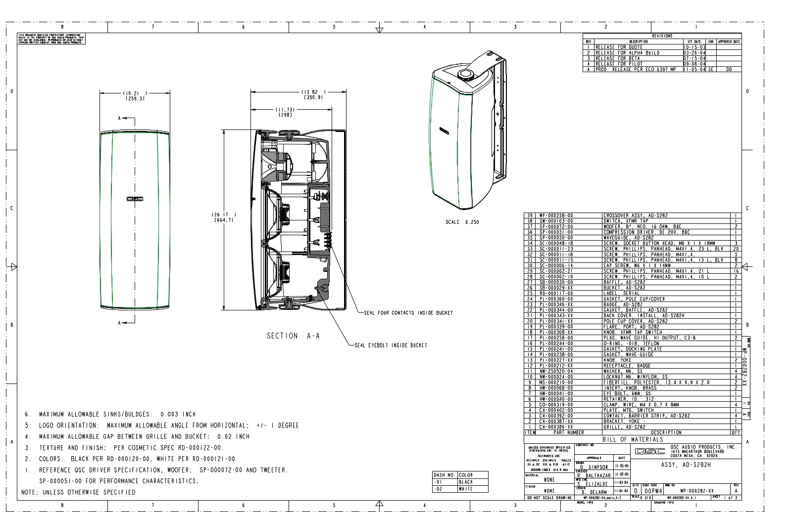 QSC ad s282h schematic