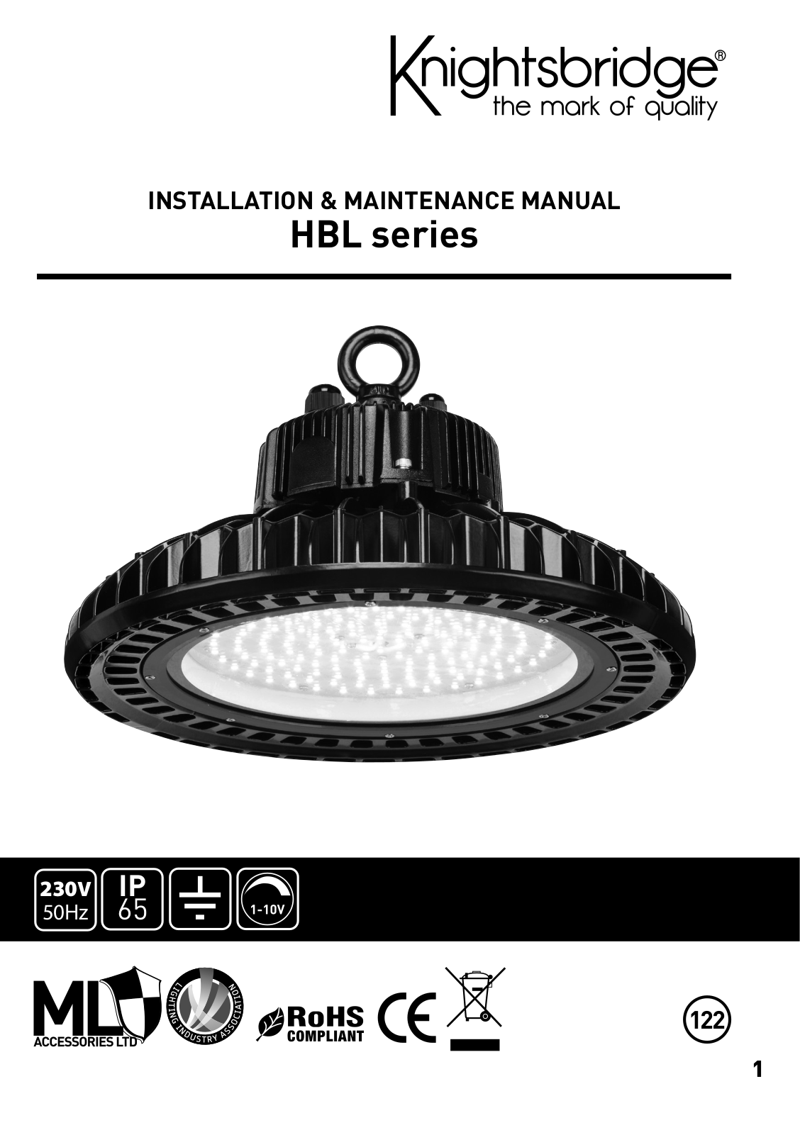 ML HBL, HBL100, HBL200, HBL150, HBL240 Maintance Manual