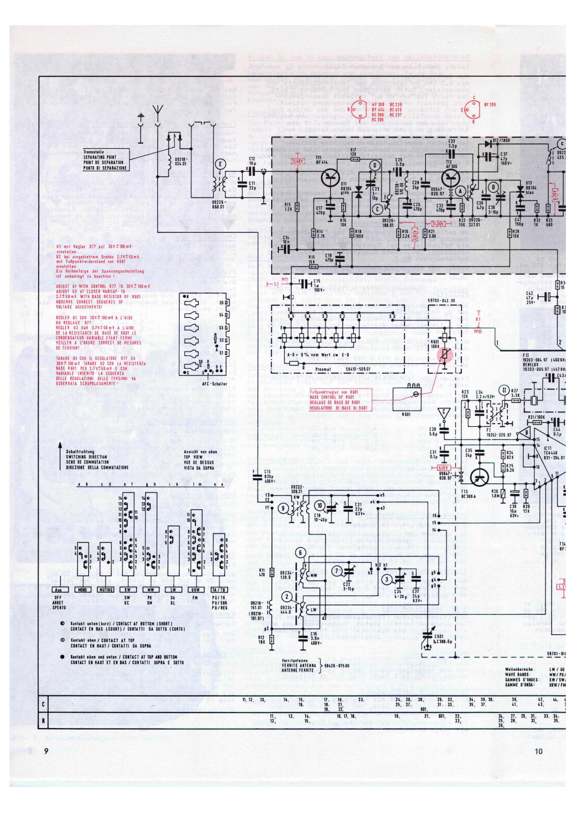 Grundig Studio-3000 Schematic