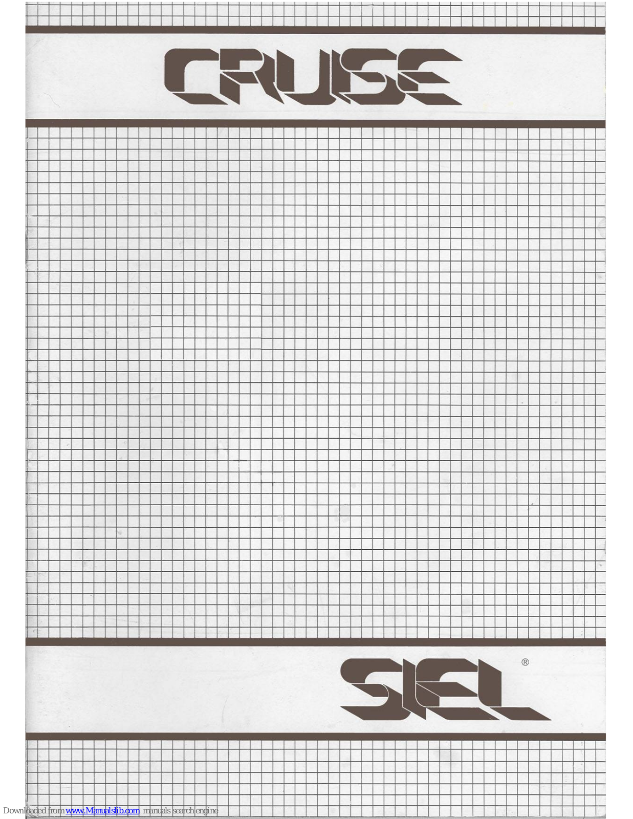 Cruse Siel Owner's Manual