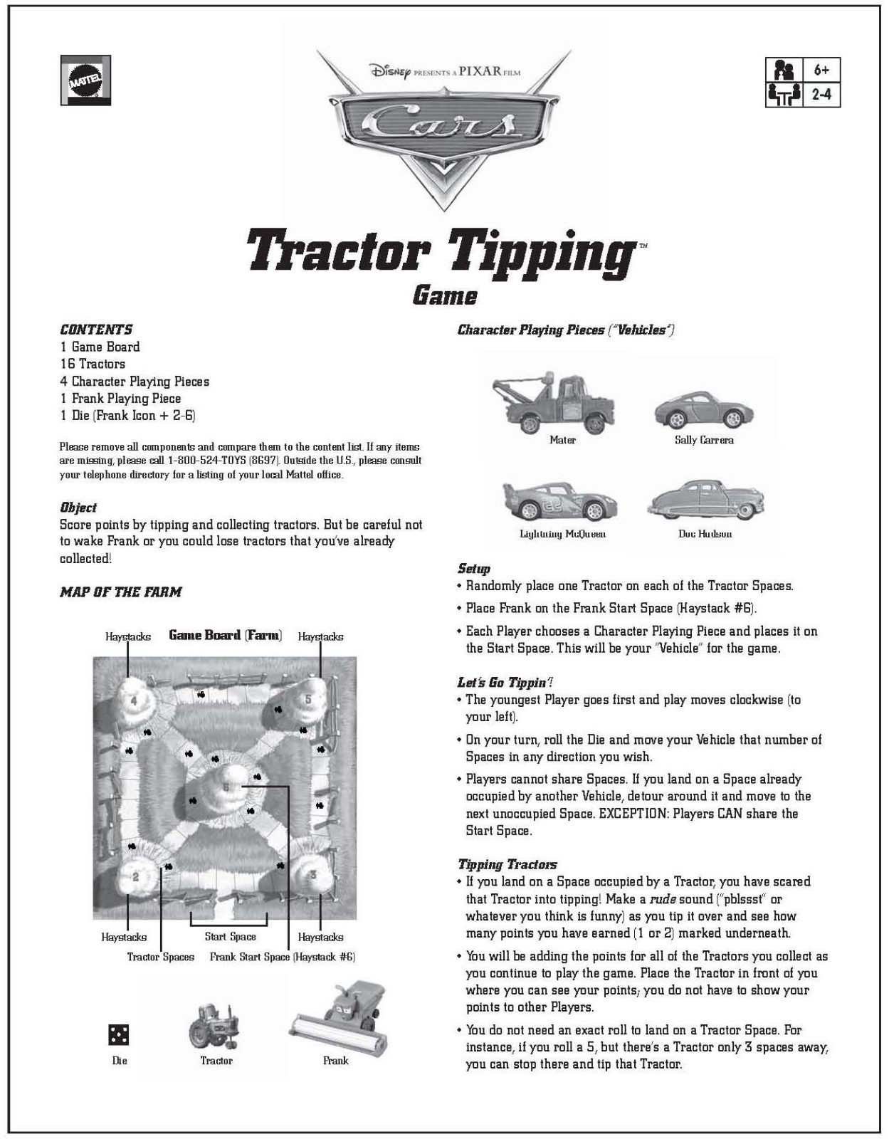 Fisher-Price G9145 Instruction Sheet